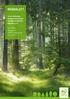 MERKBLATT Für die nachhaltige Waldbewirtschaftung in den PEFC-zertifizierten Regionen (1 8)