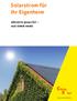 Solarstrom für Ihr Eigenheim