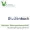 Studienbuch. Bachelor Bildungswissenschaft Studienjahrgang 2018/19