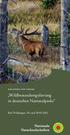 Wildbestandsregulierung in deutschen Nationalparks
