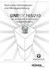 UNIFIX 165/210. Technische Informationen und Montageanleitung. als»brennwert-schornstein«(komplettsystem)