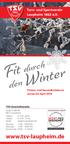 Fit durch. den Winter.   Turn- und Sportverein Laupheim 1862 e.v. Fitness- und Gesundheitskurse Januar bis April 2019
