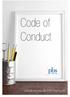 Code of Conduct. Verhaltenskodex der PBS Holding AG