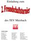 Einladung zum. des TEV Miesbach