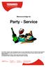 Menüvorschläge für Party - Service