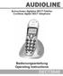 Schnurloses digitales DECT-Telefon Cordless digital DECT telephone. Bedienungsanleitung Operating Instructions DECT8048