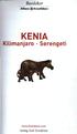 Baedeker. Allianz Reiseführer KENIA. Kilimanjaro Serengeti.   Verlag Karl Baedeker