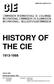 HISTORY OF THE CIE ISBN CIE Photocopy Edition 1999