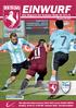 EINWURF. Das Magazin der Hammer SpVg 03/04 e.v. Oberliga-Westfalen Saison 2014/2015 in der EVORA ARENA