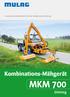 Innovative Gerätetechnik für die Straßenunterhaltung. Kombinations-Mähgerät MKM 700. Unimog