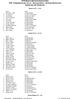 WTB Bezirk 8 Bezirksmeisterschaften DTB - Ranglistenturnier mit LK - Wertung Aktive + Senioren/Seniorinnen Spielerliste alle Disziplinen