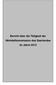 Bericht über die Tätigkeit der Härtefallkommission des Saarlandes im Jahre 2013