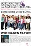 DEMOKRATIE UND POLITIK: WIR FRAGEN NACH!!!