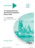 Programm Zur. 19. Gesprächsforum Gastroenterologische Praxis Falk Kolloquium Mai 2018 Dorint Hotel am Heumarkt Köln