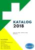 KATALOG 2018 H E A L T H C A R E, S P O R T S C A R E, M E D I C A L