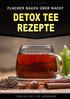 DETOX TEE REZEPTE. Haftungsausschluss