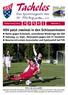 Tacheles. Das Sportmagazin des SV. Saison 2014/2015 Nummer 3. HSV patzt zweimal in den Schlussminuten