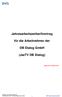 Jahresarbeitszeittarifvertrag. für die Arbeitnehmer der. DB Dialog GmbH. (JazTV DB Dialog)