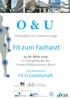 O & U. Orthopädie und Unfallchirurgie. Fit zum Facharzt März 2019 im Lehrgebäude des Universitätsklinikums Bonn.