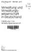 Jörg Bogumil Werner Jann. Verwaltung und. in Deutschland. Einführung in die. Verwaltungswissenschaft A2006/1033 VS VERLAG FÜR SOZIALWISSENSCHAFTEN