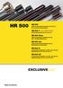 HR 500. HR 500 VHM Hochleistungs-Reibahlen bis Ø 20 mm für universelle Anwendungen. HR 500 T VHM-Kopfreibahlen für Ø mm