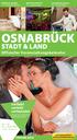 OSNABRÜCK STADT & LAND. Offizieller Veranstaltungskalender. verliebt verlobt verheiratet JANUAR Sa. + So