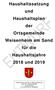 Haushaltssatzung und Haushaltsplan der Ortsgemeinde Weisenheim am Sand für die Haushaltsjahre 2018 und 2019