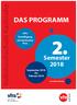 DAS PROGRAMM. 50% Ermäßigung mit Karlsruher Pass. September 2018 bis Februar vhs-karlsruhe.de