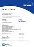Z E R T I F I K AT. Fraport AG Frankfurt Deutschland DIN EN ISO 9001 : für das Managementsystem nach
