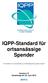 IQPP-Standard für ortsansässige Spender