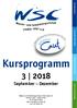 Kursprogramm. September Dezember