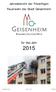 Jahresbericht der Freiwilligen Feuerwehr der Stadt Geisenheim. für das Jahr 2015