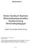 Modul-Handbuch Bachelor Wirtschaftswissenschaften, Studienrichtung Wirtschaftspädagogik