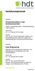 Verfahrenstechnik. Prozesssimulation in der Verfahrenstechnik. Termin/Ort Februar 2019 in Essen