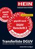 Transferliste DGUV. DGUV Vorschrift 3. geprüft nach BGV A3. Industrieschilder.   Jetzt umstellen!