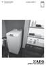 Benutzerinformation Waschmaschine LAVAMAT TL