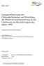 Längsprofilmessung des Chlorophyllgehaltes und Ermittlung der Planktonzusammensetzung in der Unterweser im Mai und August des Jahres 2005