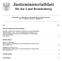 Justizministerialblatt für das Land Brandenburg