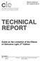 TECHNICAL REPORT. Guide on the Limitation of the Effects of Obtrusive Light, 2 nd Edition