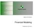 Restrukturierung & Sanierung. M&A Trewinor GmbH. CFO Services. Bereich CFO Services. Financial Modeling. Anwendung in der Praxis