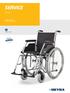 SERVICE Standard Rollstuhl HMV-Nr Belastbar bis 120 kg