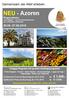 8-tägige Flugreise mit großem Ausflugsprogramm. Ponta Delgada Furnas Sete Cidades Ananasplantage Lagoa do Fogo Teeplantage Ribeira de Caldeiroes