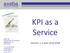 KPI as a Service. axeba. Version 1.3 vom axeba ag. Professional IT Consulting. Räffelstrasse Zürich
