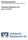 Offenlegungsbericht. nach Art. 435 bis 455 der Verordnung (EU) Nr. 575/2013 ( CRR ) der. Volksbank Blaubeuren eg zum