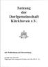 Satzung der Dorfgemeinschaft Kückhoven e.v.
