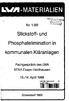 Nr. 1/89. Stickstoff-und Phosphatelimination in kommunalen Kläranlagen. Fachgespräch des LWA KFAA Essen-Heidhausen. 13./14.
