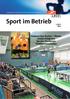 Sport im Betrieb. 1/2014 März. Senioren-Duo Kocher / Steiner erneut erfolgreich bei den Tischtennis Stadtmeisterschaften