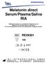 Melatonin direct Serum/Plasma/Saliva RIA