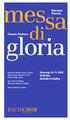 gloria Giacomo Puccini Francis Poulenc Samstag, Uhr Tonhalle St.Gallen