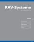 RAV-Systeme. Büro und Gewerbe. Zubehör. Luft-/Luftwärmeaustauscher Seite 126. Lüftungskit Seite 128